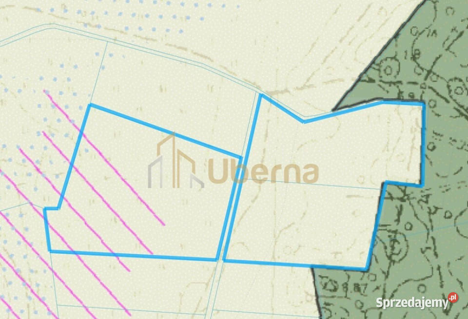 Działka rolna GmGoleniów na sprzedaż polna Komarowo