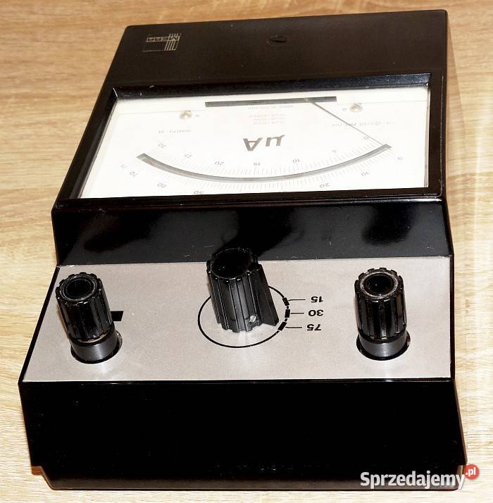 Mikroamperomierz laboratoryjny analogowy 153075 Gliwice sprzedam