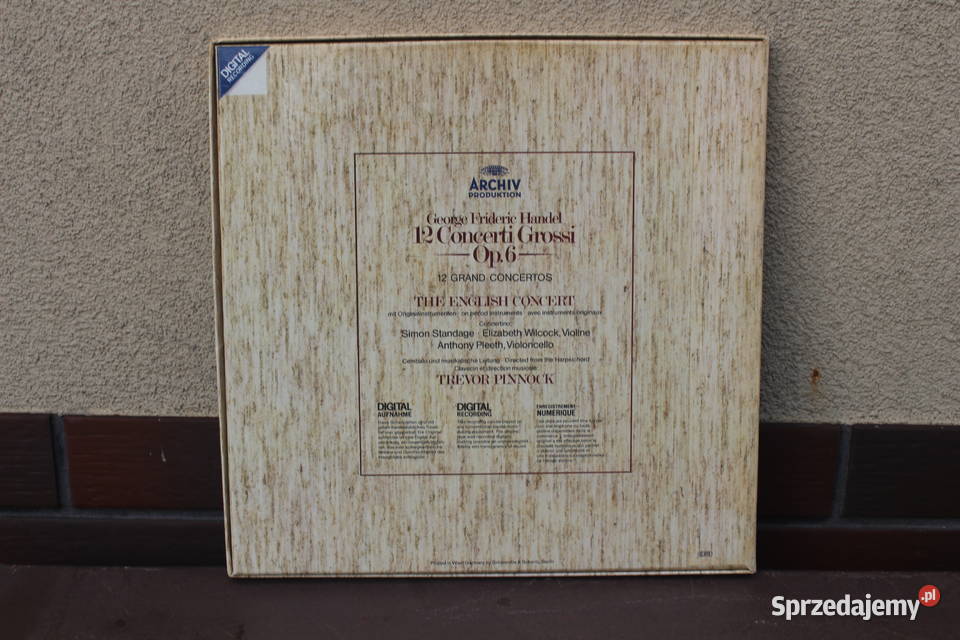 płyta lp Handel 12 concerti grossi Kalisz