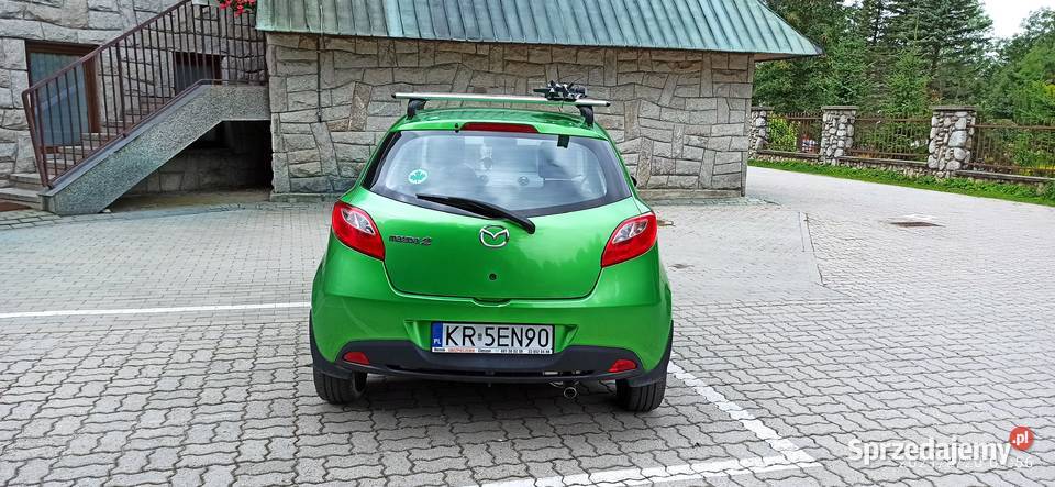 Mazda 2 2009 benzyna 90 bagażnik rowerowy Zarejestrowany w Polsce małopolskie Zakopane