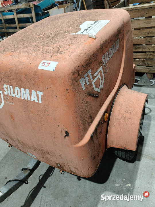 Pompa do transportu zapraw tynków PFT SILOMAT Szpitary