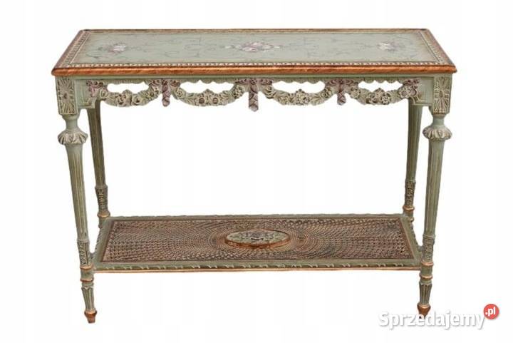 Piękny Drewniany Stolik Stół Konsola Kraków