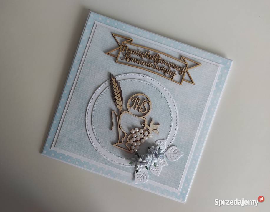 Kartka okolicznościowa ręcznie robiona na Łódź