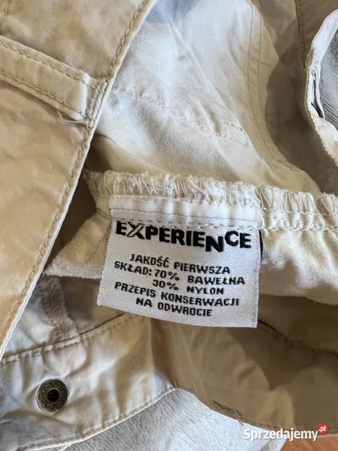 Spodnie haremki rybaczki kremowe beżowe lata 00 Jasło