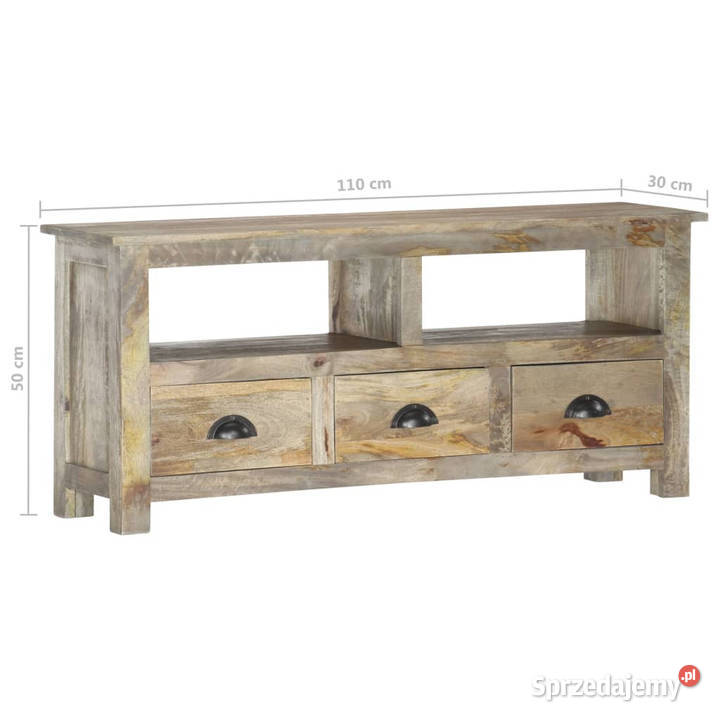 Szafka pod TV 110x30x50 lite drewno mango Warszawa