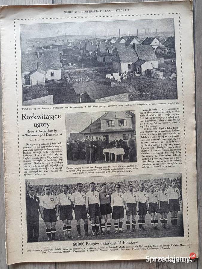 Ilustracja Polska archiwalny przedwojenny Wronki