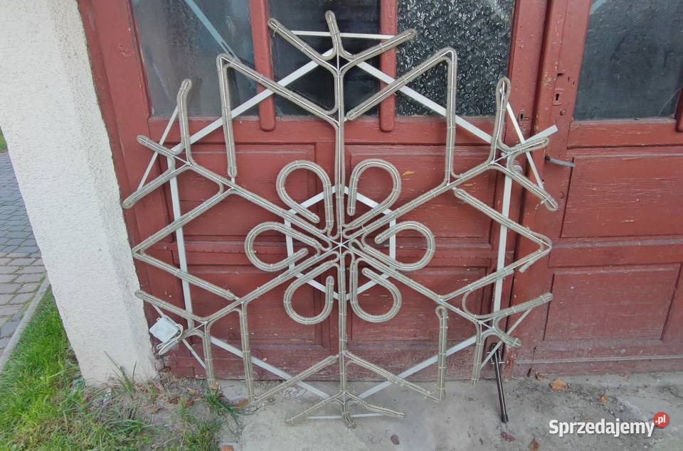 Płatek śniegu dekoracja ogród dom przedstawienie małopolskie Kraków