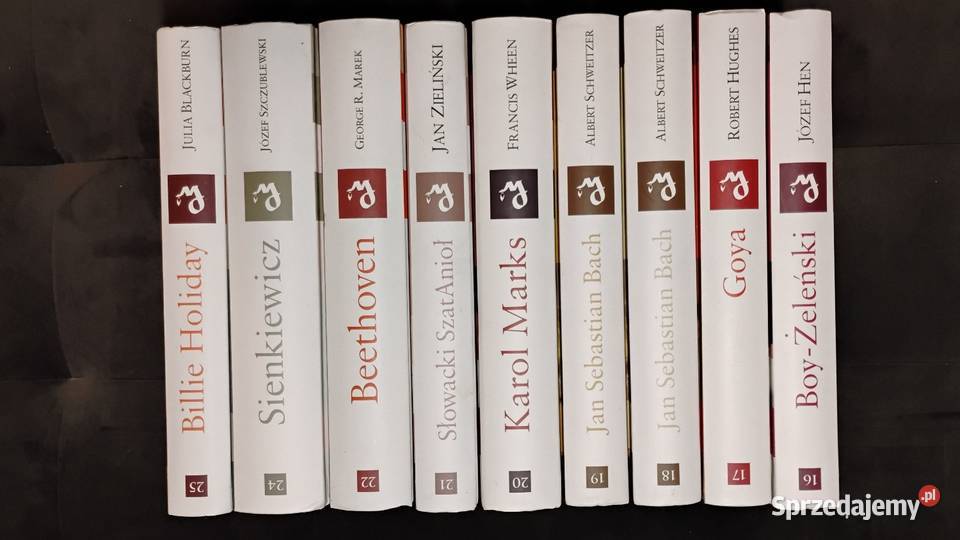 Kolekcja książek Wielkie biografie 24 tomy śląskie Ruda Śląska