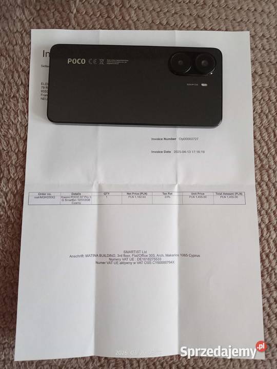 Poco x7 PRO 12512 GB Gwarancja Idealny stan Wrocław