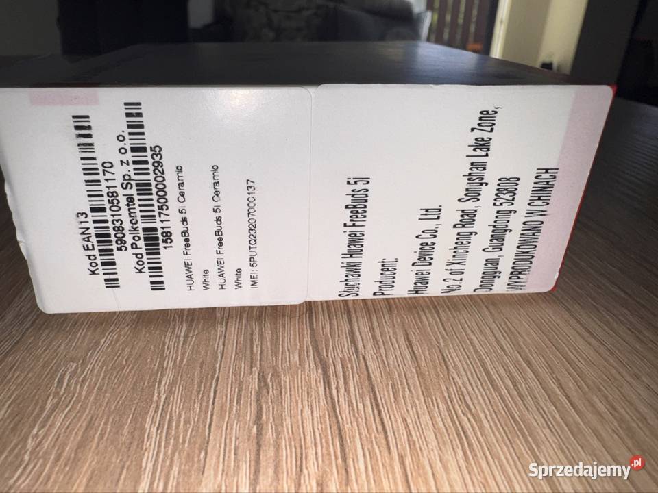 Słuchawki bezprzewodowe Huawei FreeBuds 5i ANC dolnośląskie