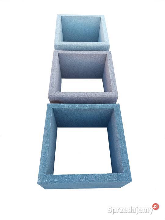 Donice betonowe 50x50x30h gazony ogrodowe Stoczek sprzedam