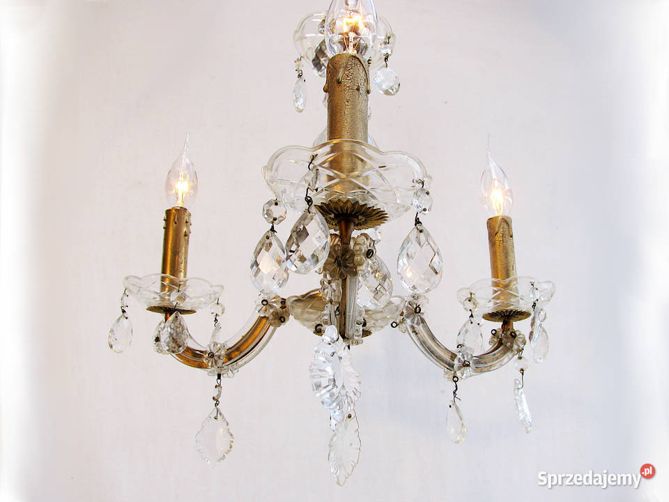 Żyrandol Lampa Kryształki II zachodniopomorskie