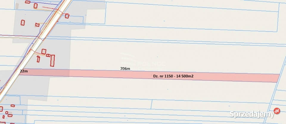 Działka 145ha z możliwością zabudowy Kolembrody