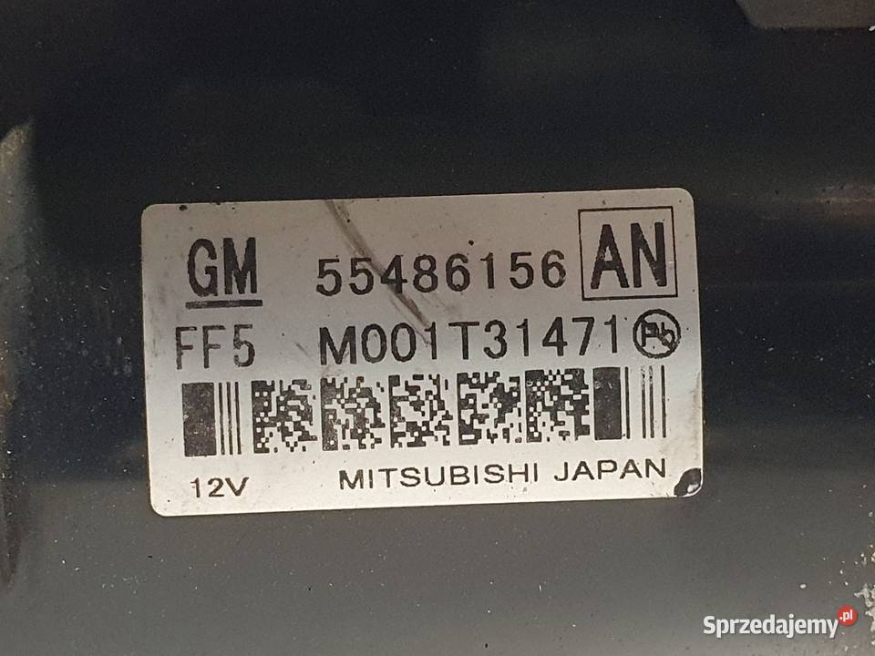 ROZRUSZNIK Opel Zafira C 20 CDTI 55486156 Rudka