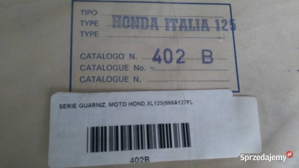 USZCZELKI SILNIKA HONDA CB CD CL SL TL XL 125 Bielsk Podlaski