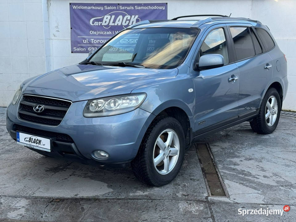 Hyundai Santa Fe PROMOCJA Pisemna Gwarancja 12 kurtyny powietrzne wielkopolskie Konin sprzedam