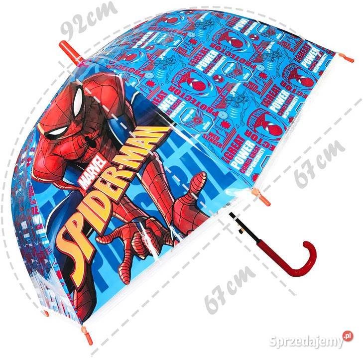 Spiderman Parasol Parasolka Spider-Man Marvel Mogilany 