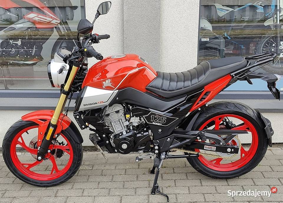 ROMET DIVISION 125 ABS CIECZ EFI EURO 5 NOWOŚĆ czterosuwowy Bielsko-Biała