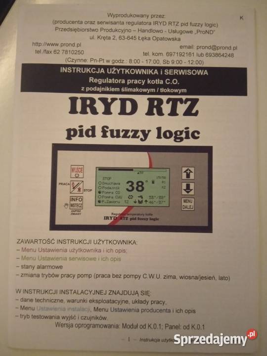Piec CO TECHNOSTAL Trzcinica