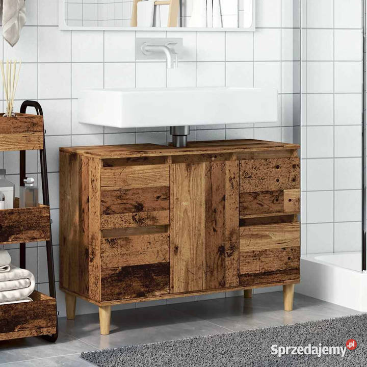 Szafka pod umywalkę stare drewno 80x33x60 Warszawa