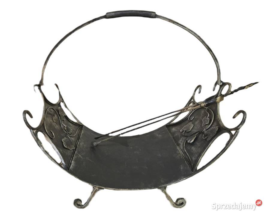 METALOWY Kosz na drewno sprzedam