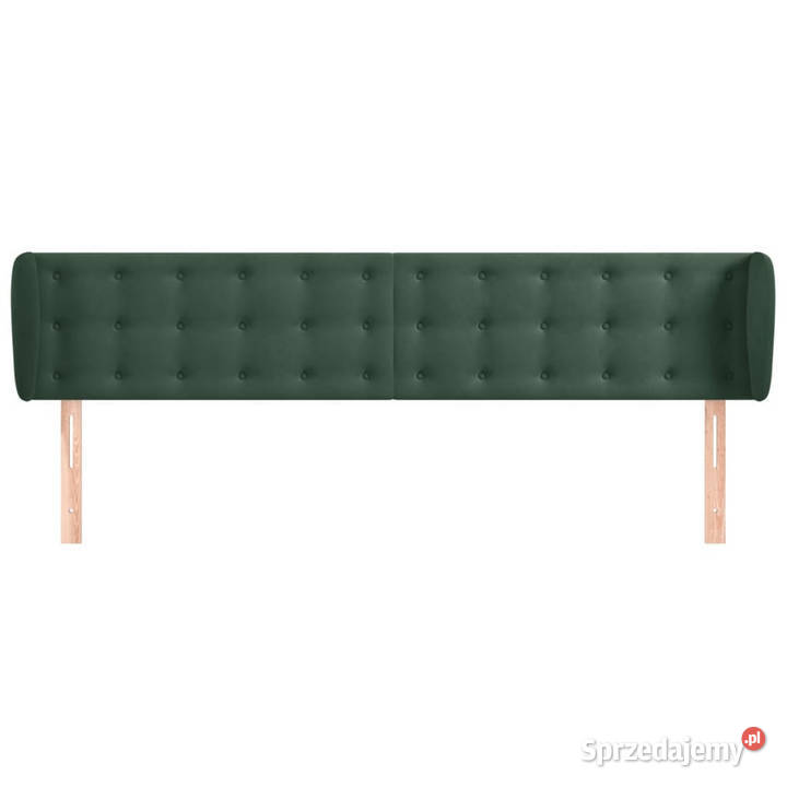 Zagłówek uszak ciemnozielony 203x23x7888 Warszawa