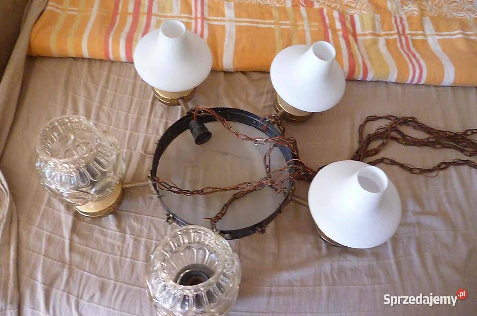 LAMPA WISZĄCA STARA