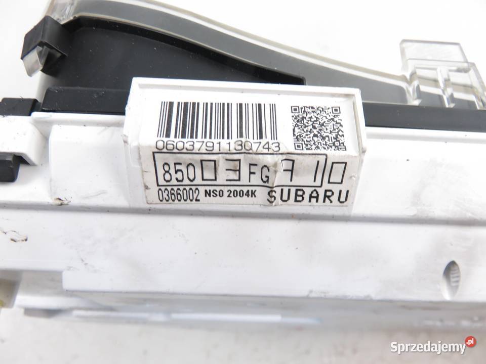 LICZNIK SUBARU IMPREZA III 20 D 85003FG910 Liczniki i zegary
