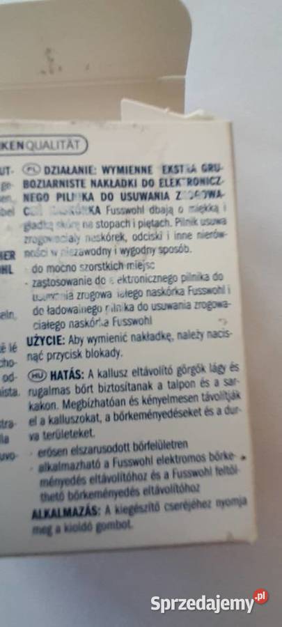 Fuss Wohl nakładki do elektronicznego pilnika Dla kobiet Łódź
