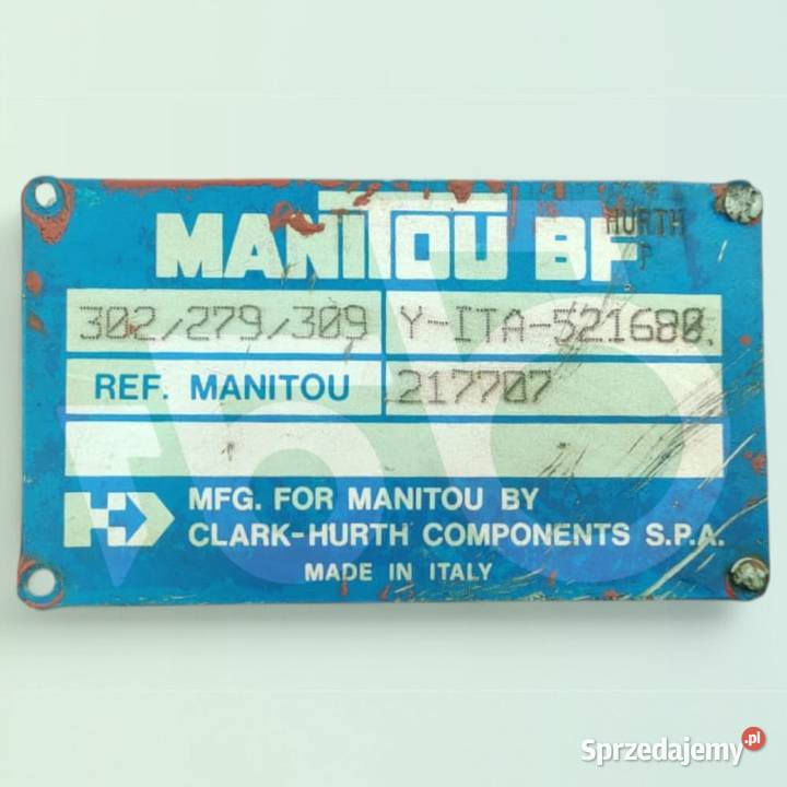 Dyferencjał 9x29 CLARK HURTH 302279309 217707 Pozostałe Wilkowo