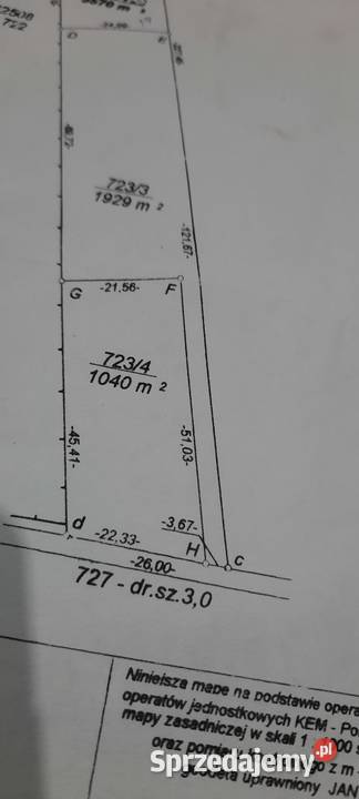 Działka budowlana Czarnowo 1929m2