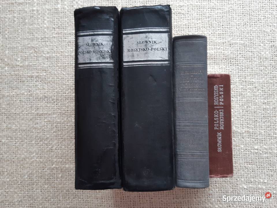 Słownik Rosyjsko Polski Słownik Polsko Rosyjski sprzedam