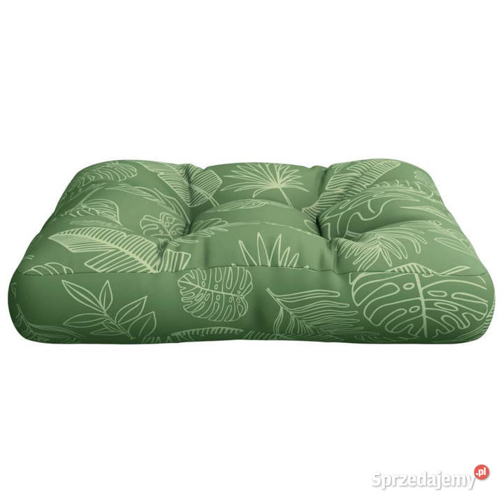 Poduszka na palety wzór w liście 60x60x12 mazowieckie