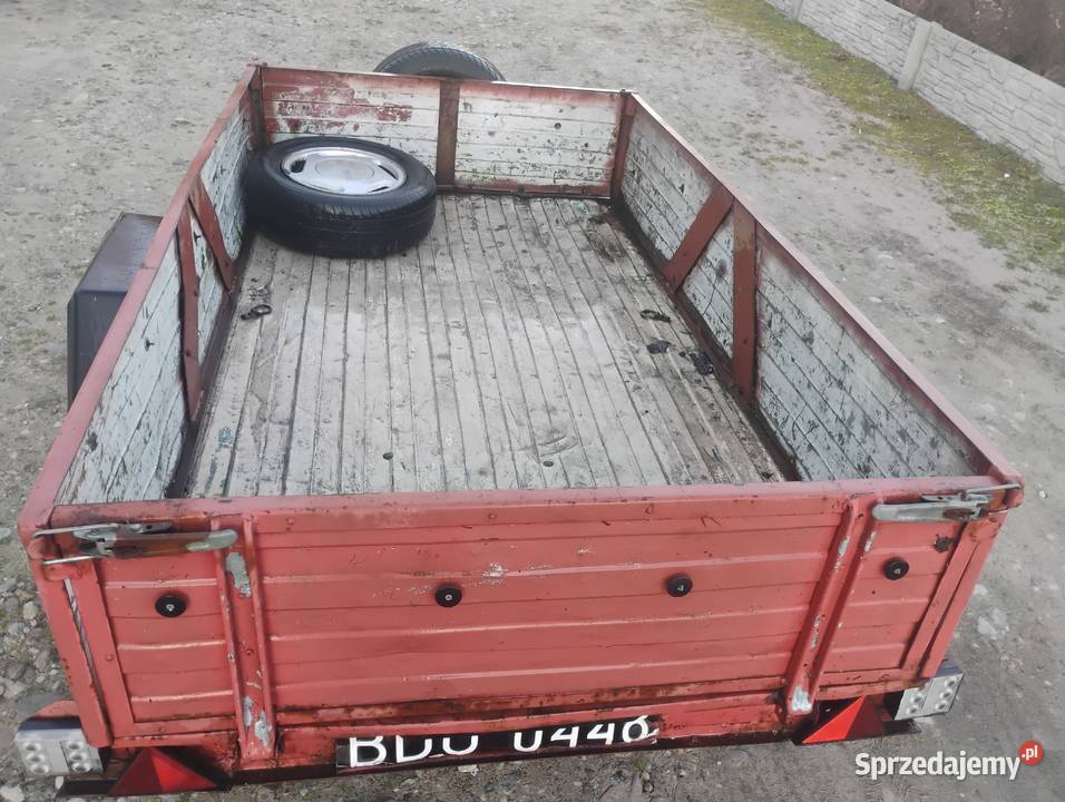 Przyczepka samochodowa zarejestrowana jako SAM Do samochodów osobowych kujawsko-pomorskie Przyłęki sprzedam