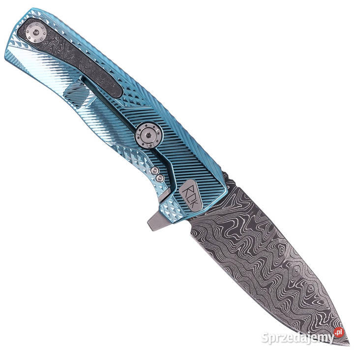 Nóż składany LionSteel Blue Titanium Chad