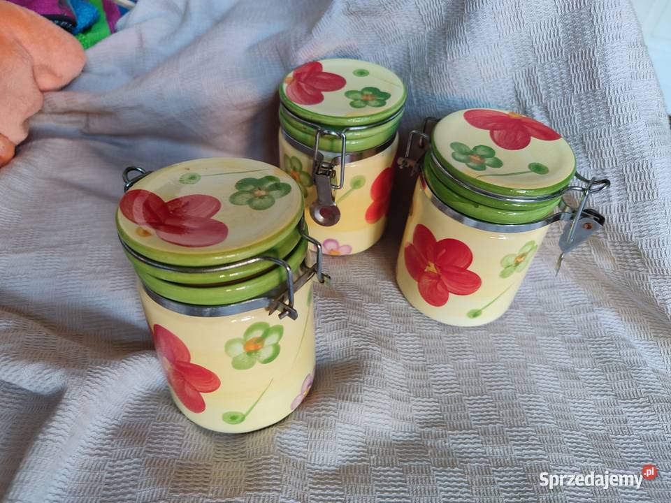 Ceramiczne pojemniki kuchenne z zapięciem Pozostałe