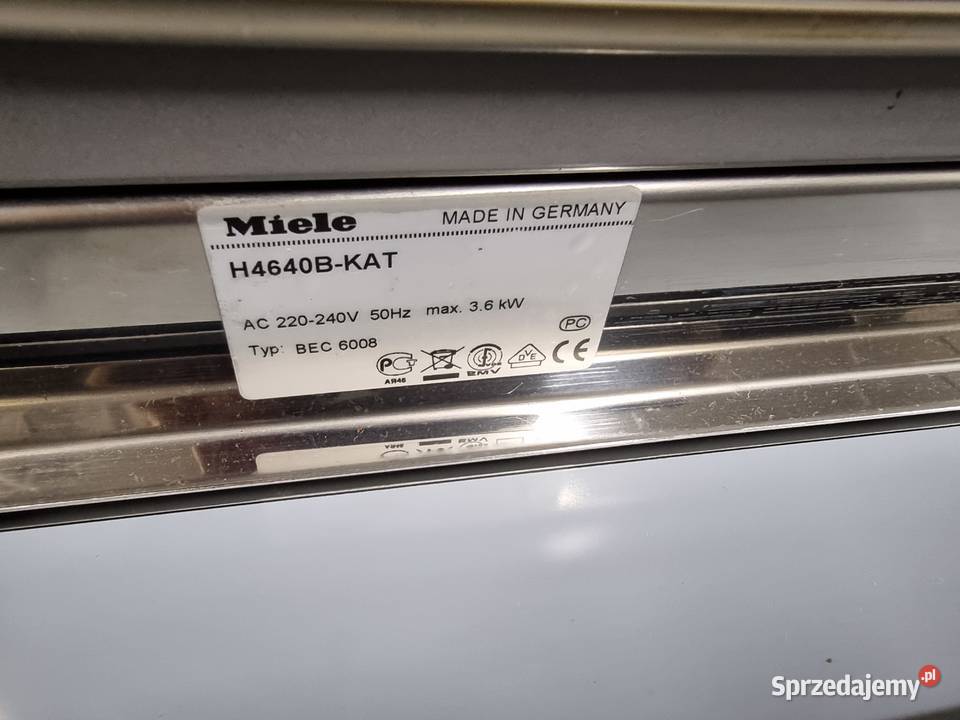 Piekarnik do zabudowy Miele H 4640 B Miele H