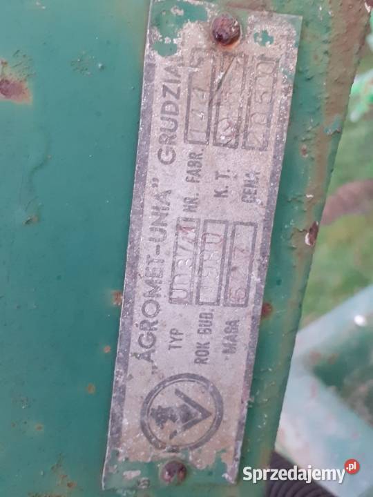 Pług zagonowy 5 unia Pługi Tomaszów Lubelski