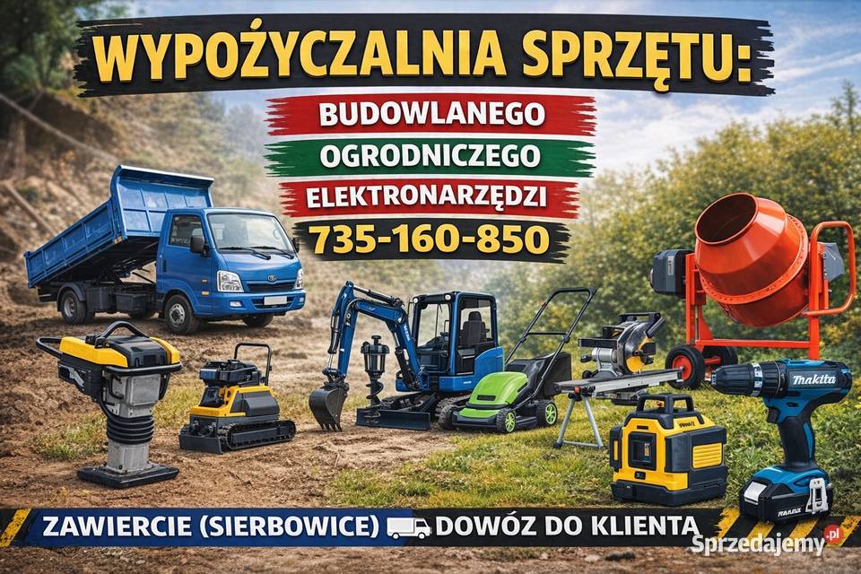 Wypożyczalnia Sprzętu Budowlanego Ogrodniczego uroda
