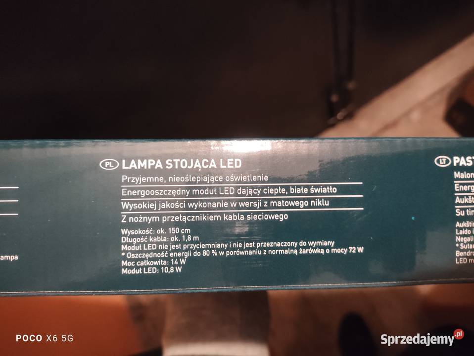 Livarno lampa stojąca nowa 150 dolnośląskie Bolesławiec sprzedam