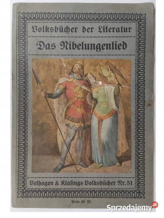 książeczka DAS NIBELUNGENLIED WOLFGANG GOLTHER Pozostałe Warszawa sprzedam