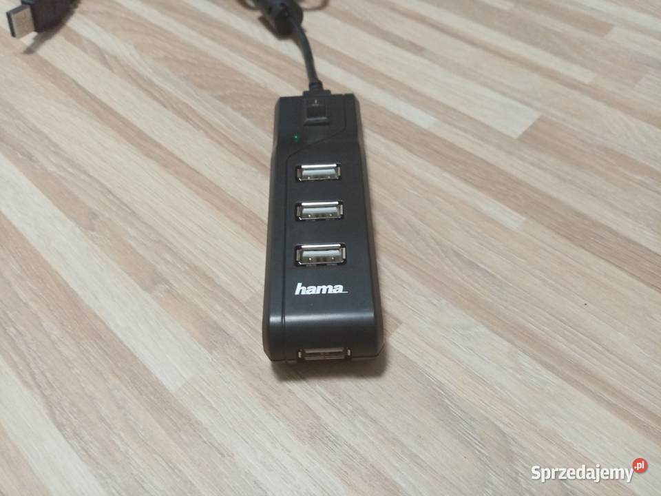 USB 20 Hub HAMA 4 wejścia adapter USB Łódź