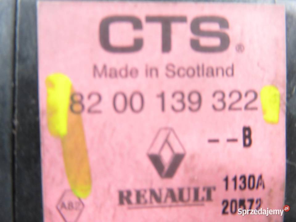 POTENCJOMETR GAZU RENAULT MODUS 15 dCi