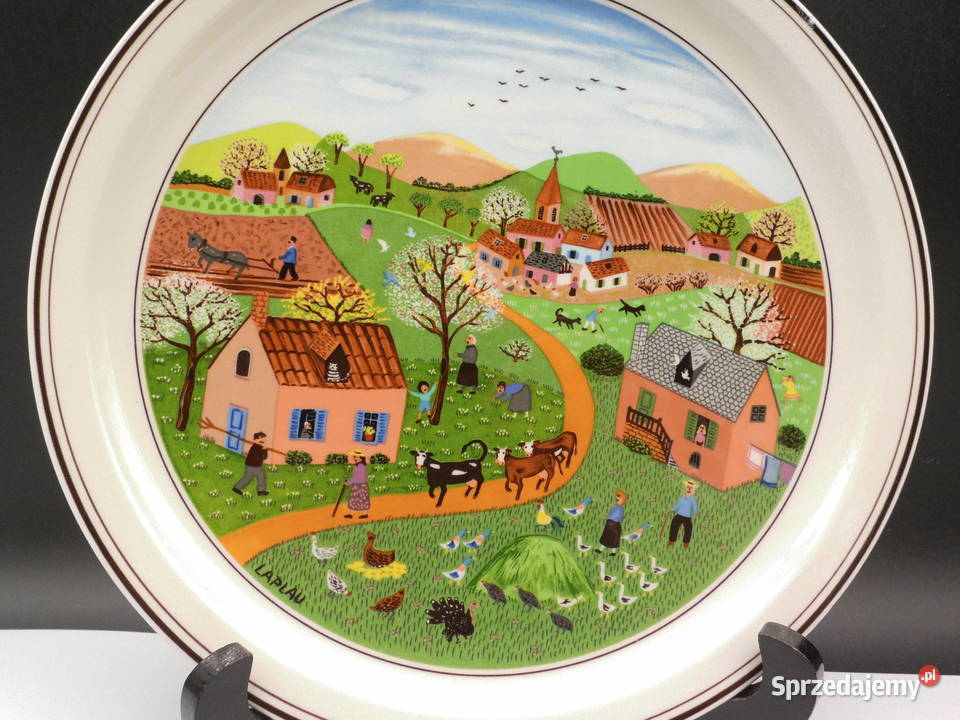 Zestaw 4 Talerzy Kolekcjonerskich Villeroy Boch Raszków sprzedam