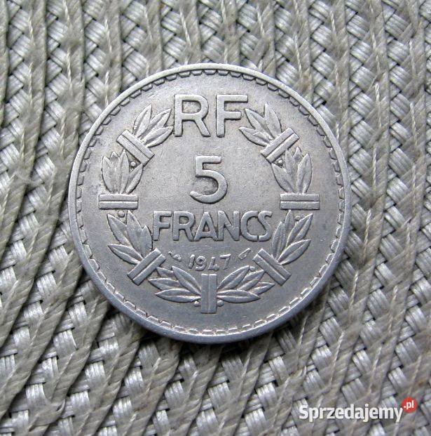 Francja 5 Frank 1947r
