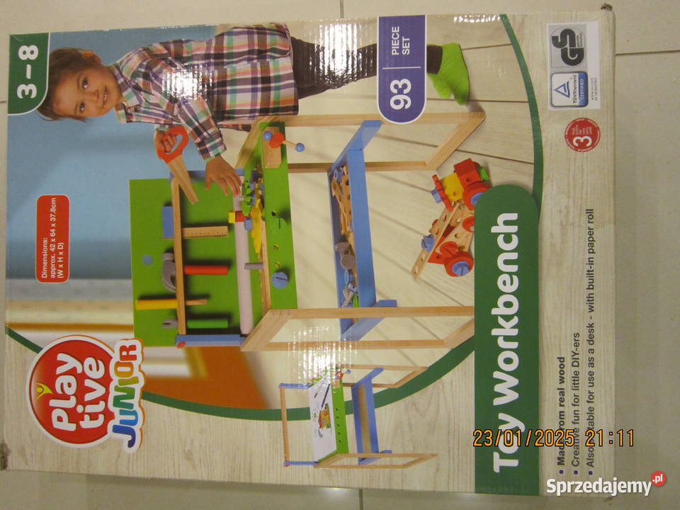 Warsztat dziecka Play Tive JUNIOR drewniany Warszawa