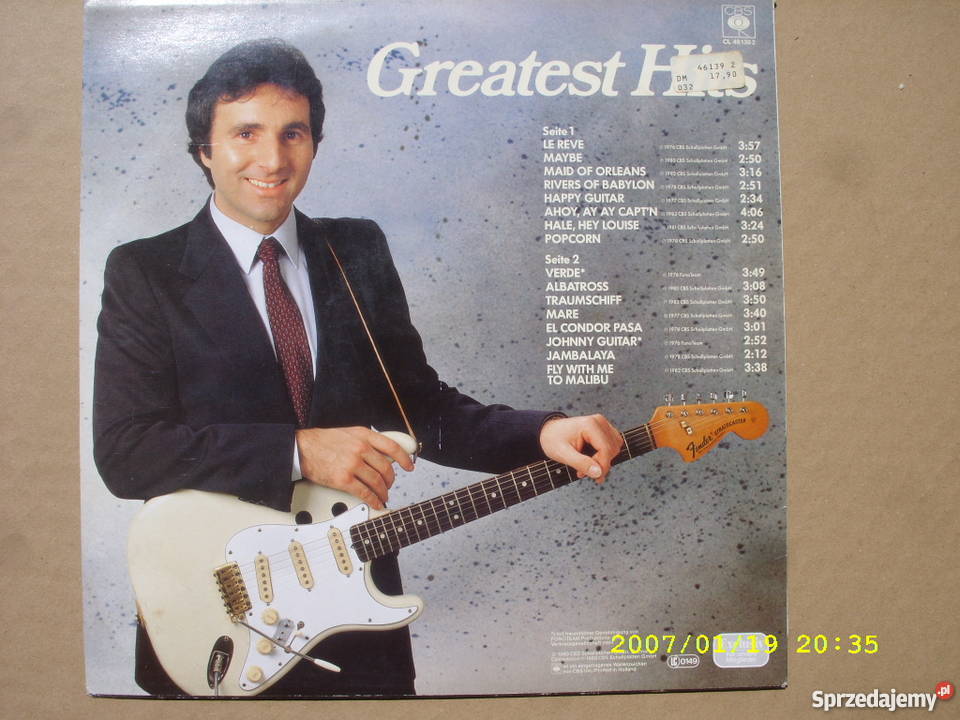 Pop LP RICKY KINGGREATEST HITS CBS sprzedam