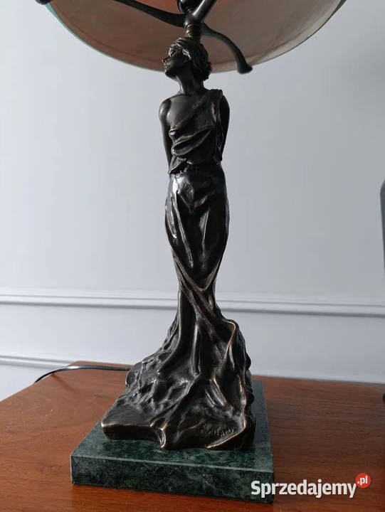 Lampa gabinetowa secesyjna Art Nouveau Deco E dolnośląskie Wrocław sprzedam