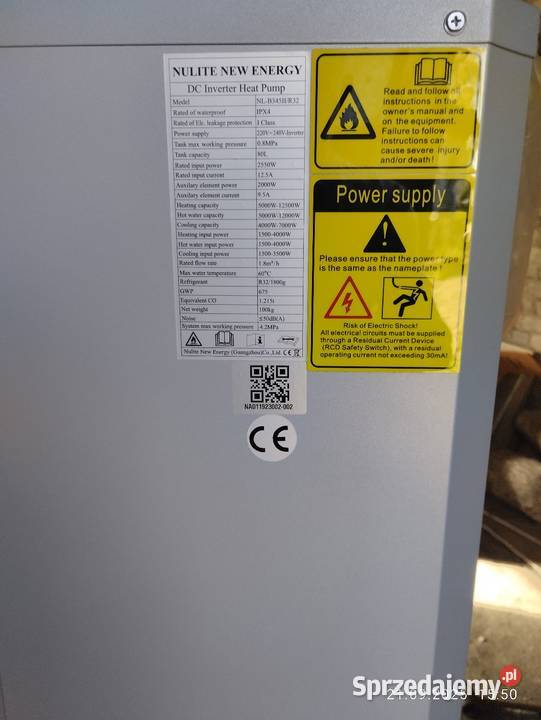 POMPA CIEPŁA NuLite NLB345IIR32 13kW MITSUBISHI Siedlce