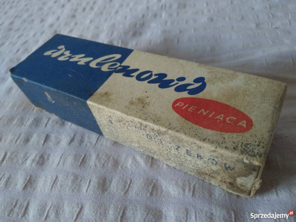 stare pudełko Pasta do zębów AZULENOWA LATA 60 Pozostałe Warszawa